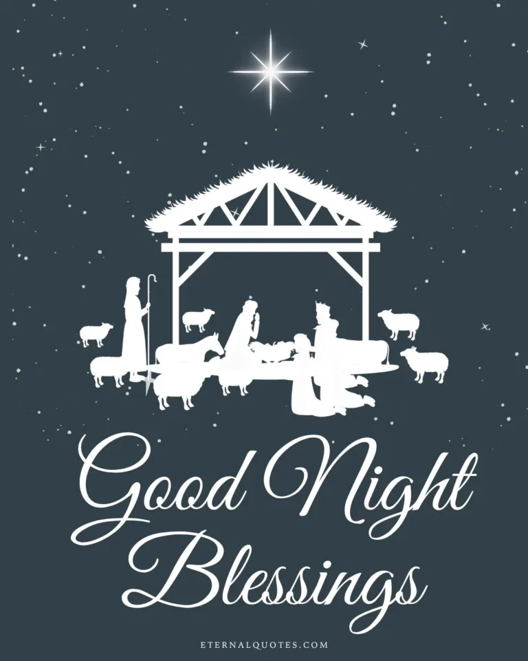 Good night blessings with peace and restful energy