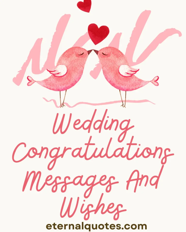 Wedding congratulations messages and wishes with love and joyful celebration