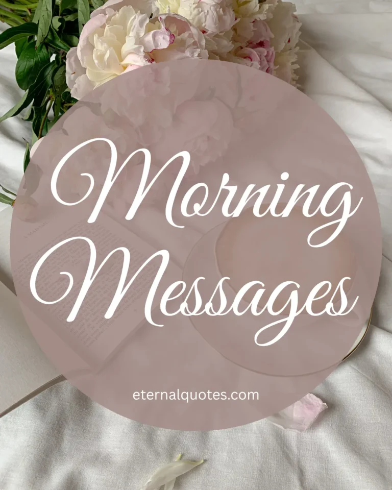Morning messages about positivity and fresh starts