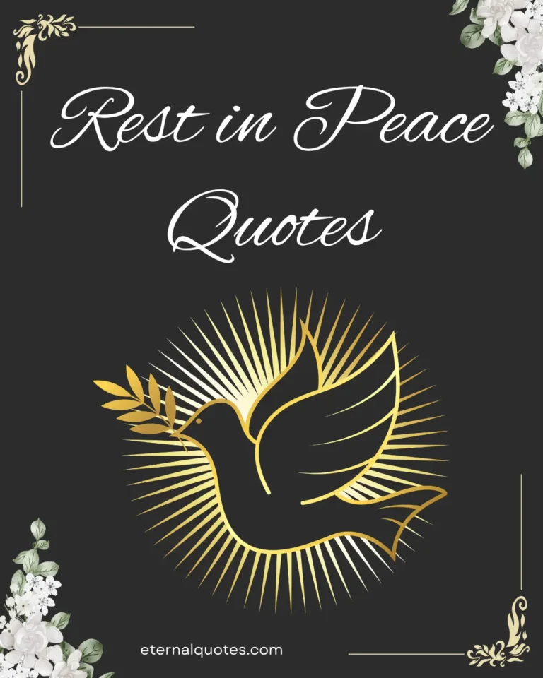 Rest in peace quotes about remembrance and comfort
