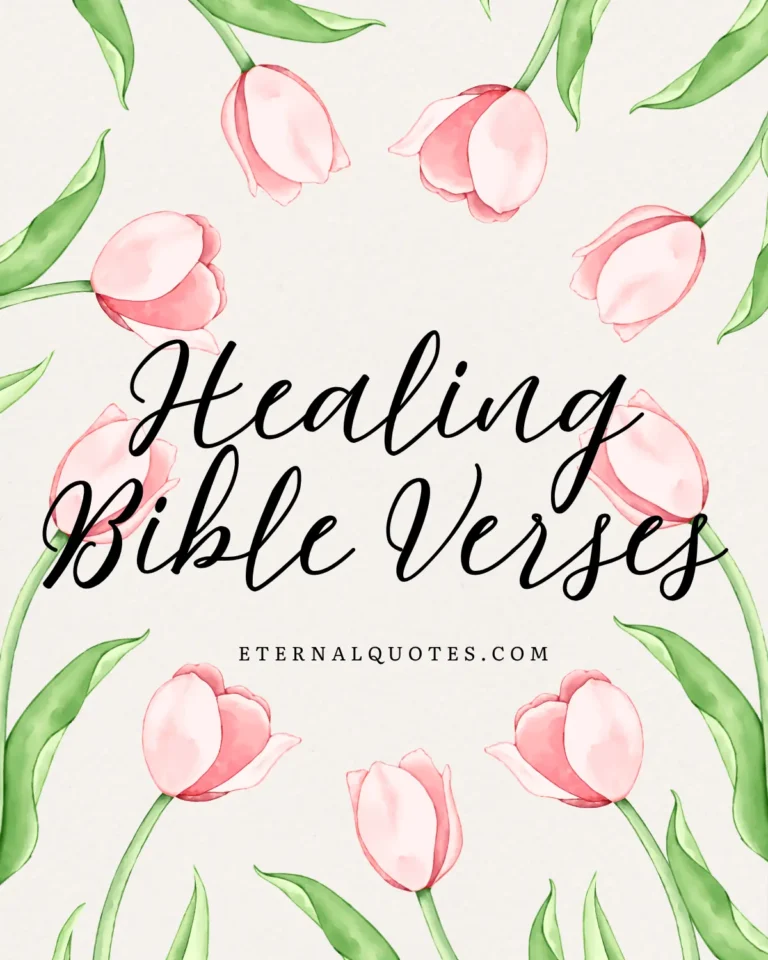 Healing Bible verses about faith and comfort
